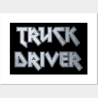 Truck driver Posters and Art